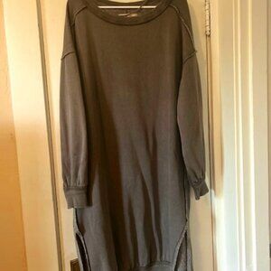 Free People Camden Maxi Sweatshirt Dress, size M